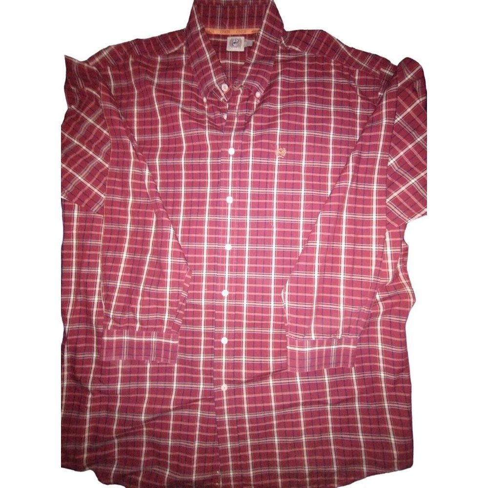 CINCH Western Wear Men's Button Thick Long Sleeve Plaid Shirt Purple XXL